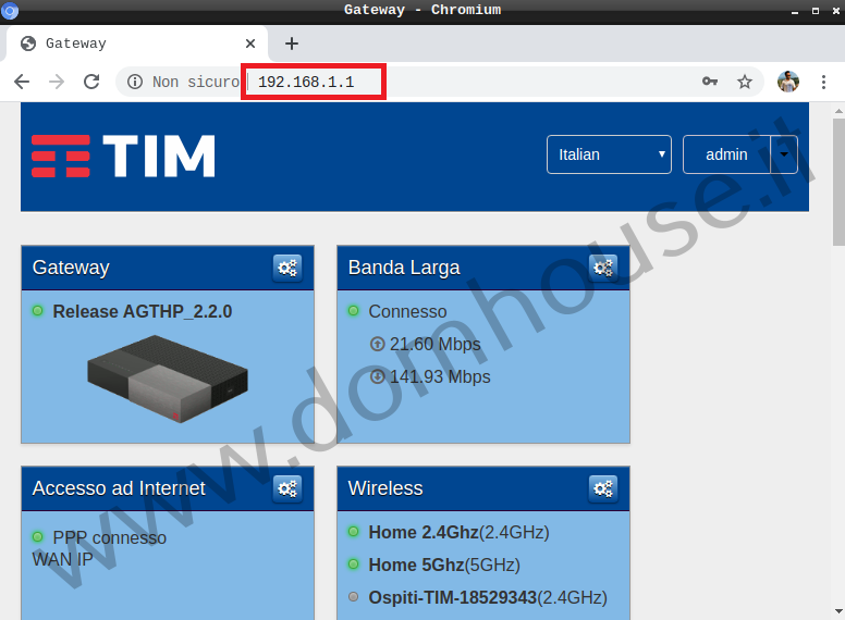 Configurazione iniziale di Home Assistant Modem